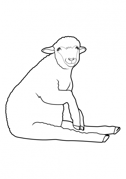 ぬりえページ: 羊 (動物) #11492 - 無料の印刷可能なぬりえページ