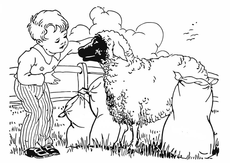 ぬりえページ: 羊 (動物) #11495 - 無料の印刷可能なぬりえページ