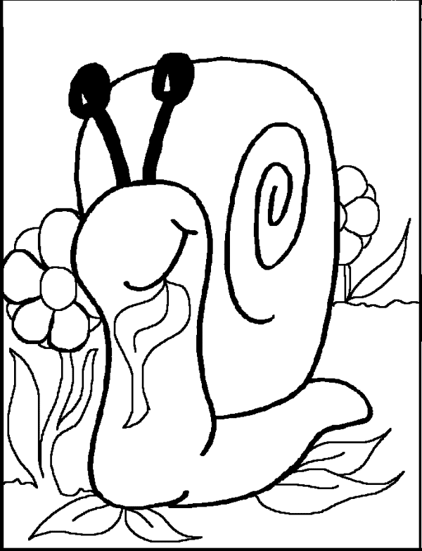 ぬりえページ: カタツムリ (動物) #6615 - 無料の印刷可能なぬりえページ