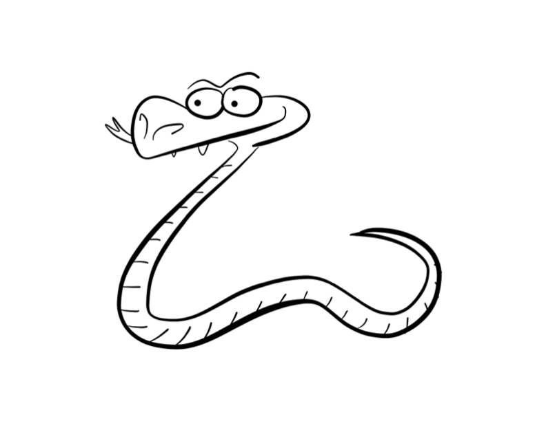 ぬりえページ: 蛇 (動物) #14521 - 無料の印刷可能なぬりえページ