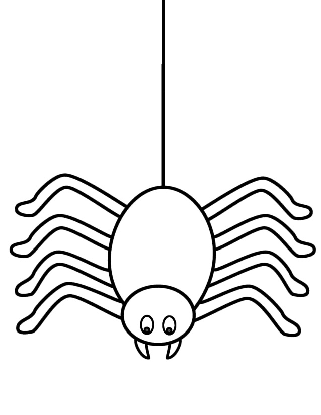 ぬりえページ: クモ (動物) #593 - 無料の印刷可能なぬりえページ