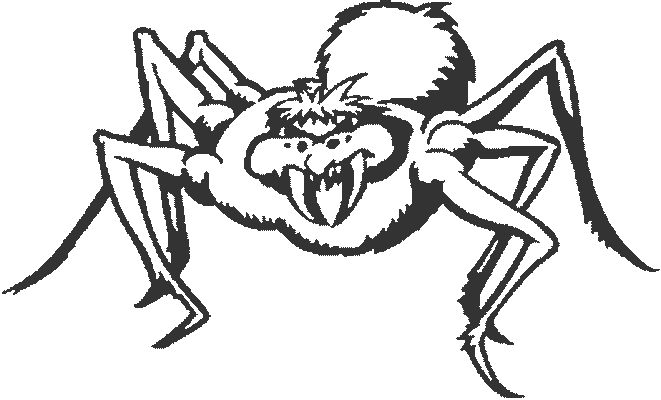 ぬりえページ: クモ (動物) #635 - 無料の印刷可能なぬりえページ