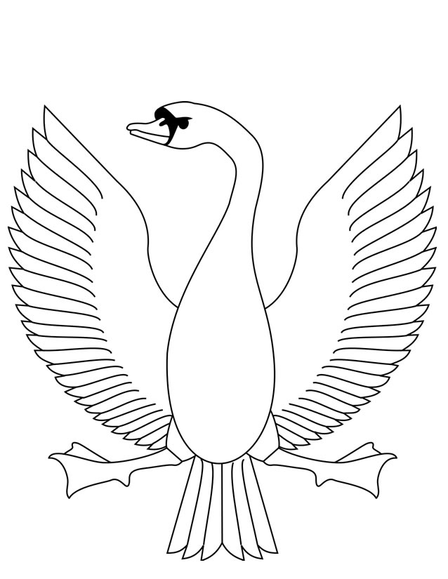 ぬりえページ: 白鳥 (動物) #5010 - 無料の印刷可能なぬりえページ