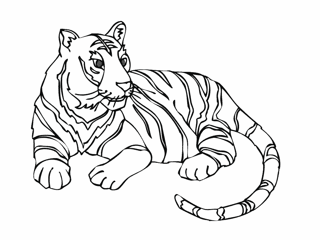 ぬりえページ: 虎 (動物) #13604 - 無料の印刷可能なぬりえページ