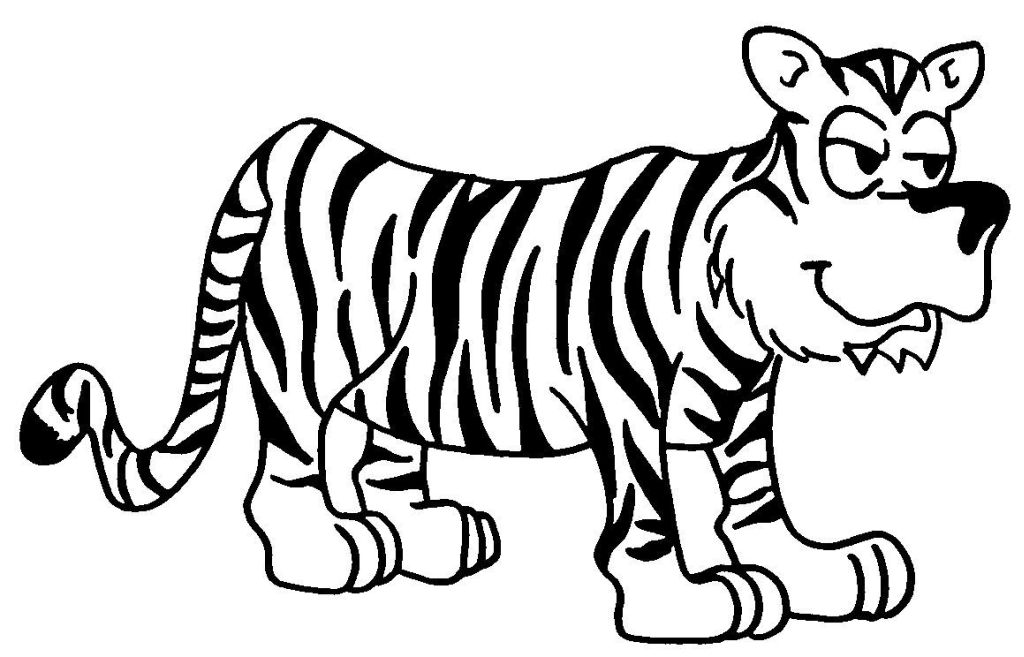 ぬりえページ: 虎 (動物) #13725 - 無料の印刷可能なぬりえページ