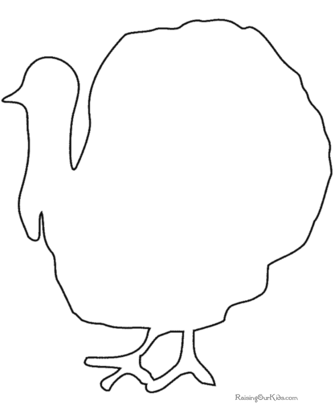 ぬりえページ: 七面鳥 (動物) #5317 - 無料の印刷可能なぬりえページ