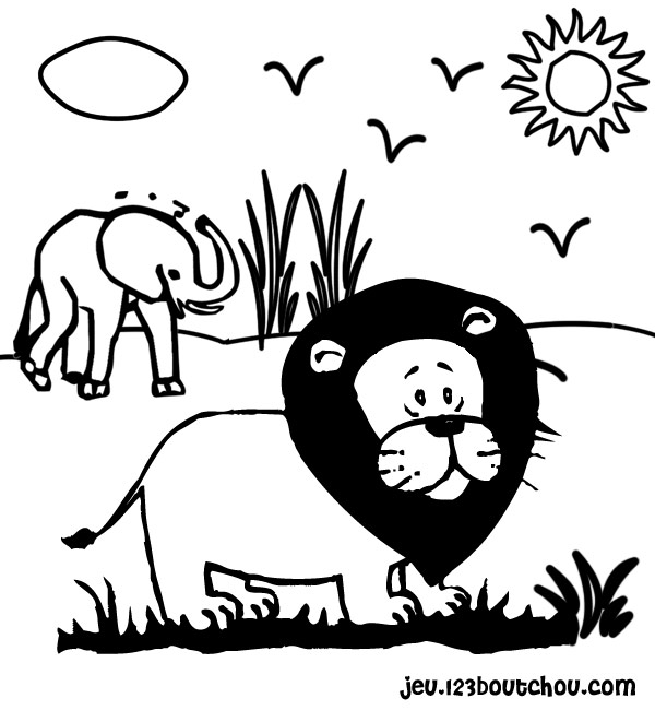 ぬりえページ: 野生/ジャングルの動物 (動物) #21113 - 無料の印刷可能なぬりえページ