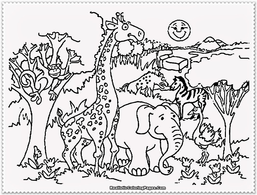 ぬりえページ: 動物園 (動物) #12660 - 無料の印刷可能なぬりえページ
