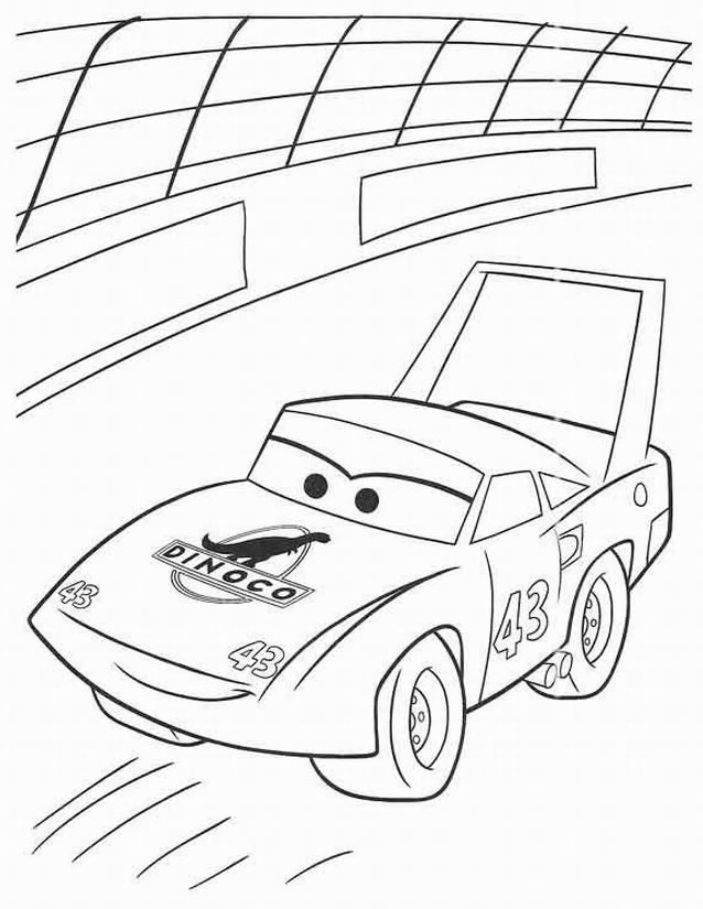 ぬりえページ: 車 (アニメ映画) #132524 - 無料の印刷可能なぬりえページ