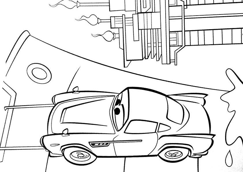 ぬりえページ: 車 (アニメ映画) #132568 - 無料の印刷可能なぬりえページ