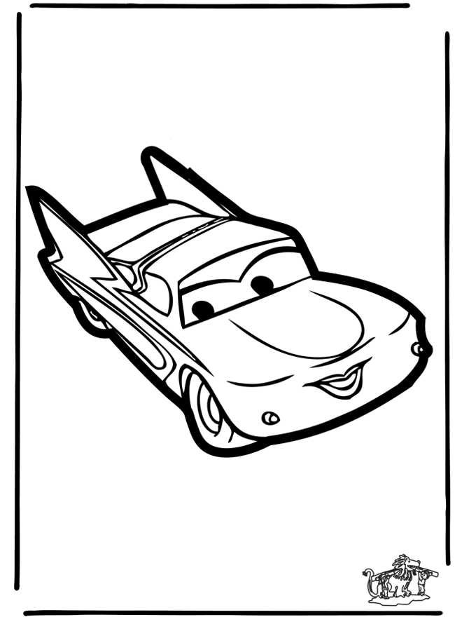 ぬりえページ: 車 (アニメ映画) #132589 - 無料の印刷可能なぬりえページ