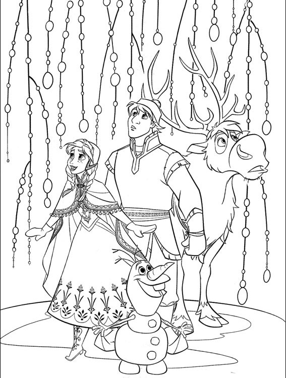 ぬりえページ: 雪の女王 (アニメ映画) #71710 - 無料の印刷可能なぬりえページ