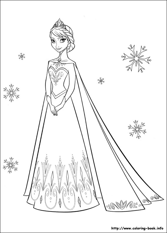 ぬりえページ: 雪の女王 (アニメ映画) #71724 - 無料の印刷可能なぬりえページ