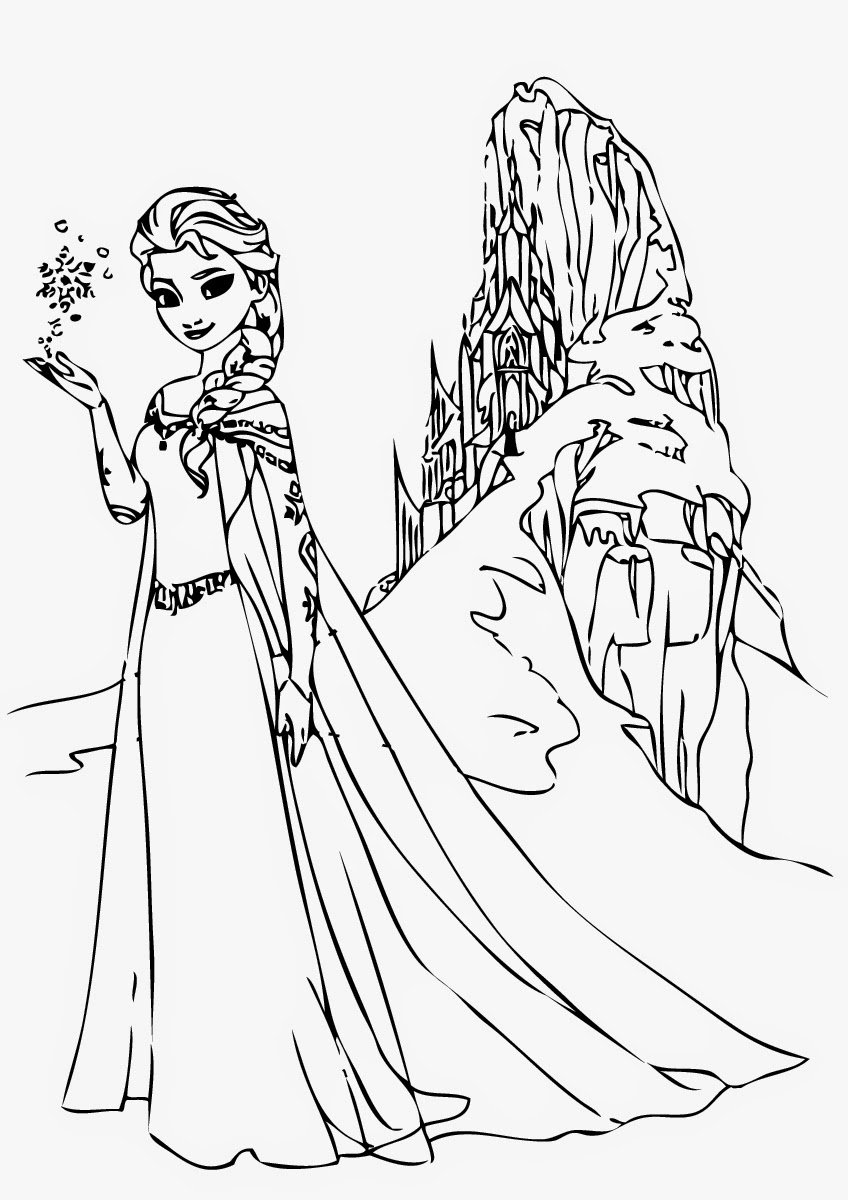 ぬりえページ: 雪の女王 (アニメ映画) #71754 - 無料の印刷可能なぬりえページ