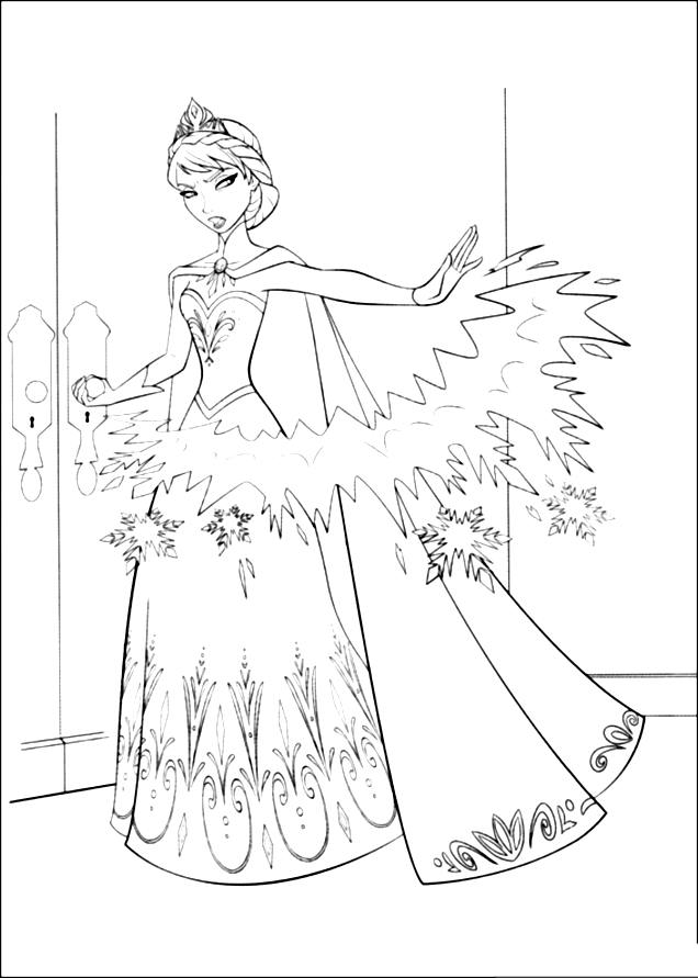 ぬりえページ: 雪の女王 (アニメ映画) #71781 - 無料の印刷可能なぬりえページ