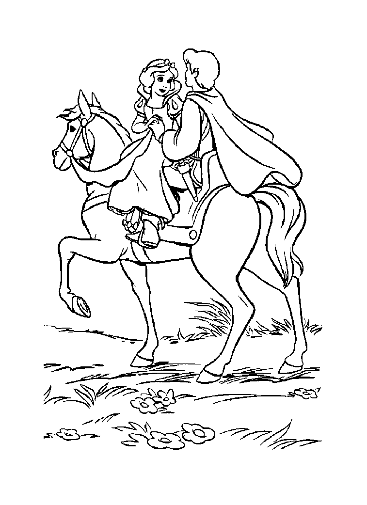 ぬりえページ: 白雪姫と七人のこびと (アニメ映画) #133866 - 無料の印刷可能なぬりえページ