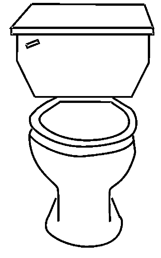 ぬりえページ: トイレ (建物と建築) #61757 - 無料の印刷可能なぬりえページ