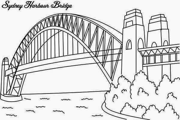 ぬりえページ: 橋 (建物と建築) #62879 - 無料の印刷可能なぬりえページ