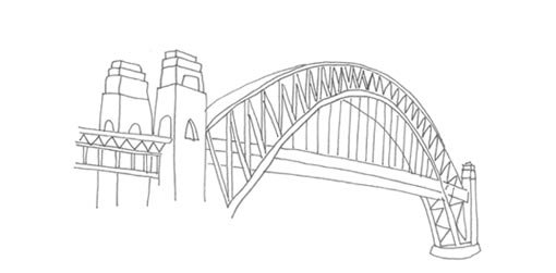 ぬりえページ: 橋 (建物と建築) #62978 - 無料の印刷可能なぬりえページ