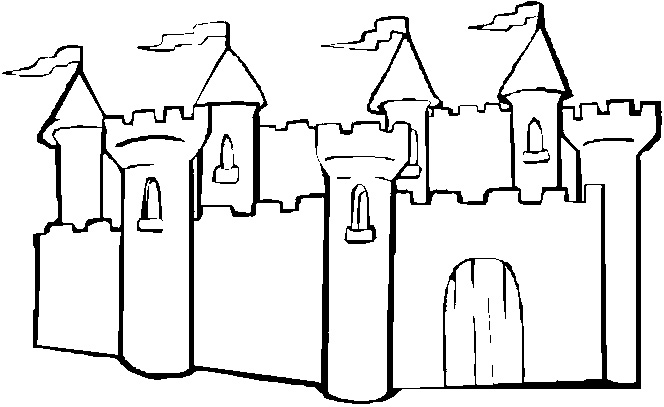 ぬりえページ: 城 (建物と建築) #62055 - 無料の印刷可能なぬりえページ