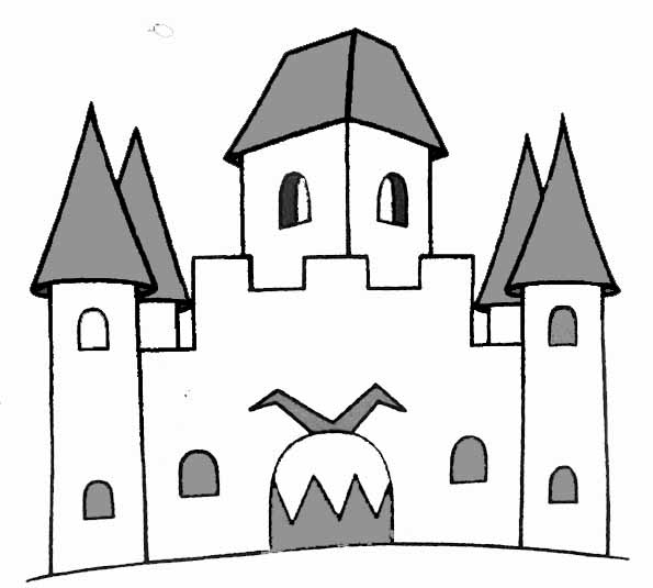 ぬりえページ: 城 (建物と建築) #62138 - 無料の印刷可能なぬりえページ