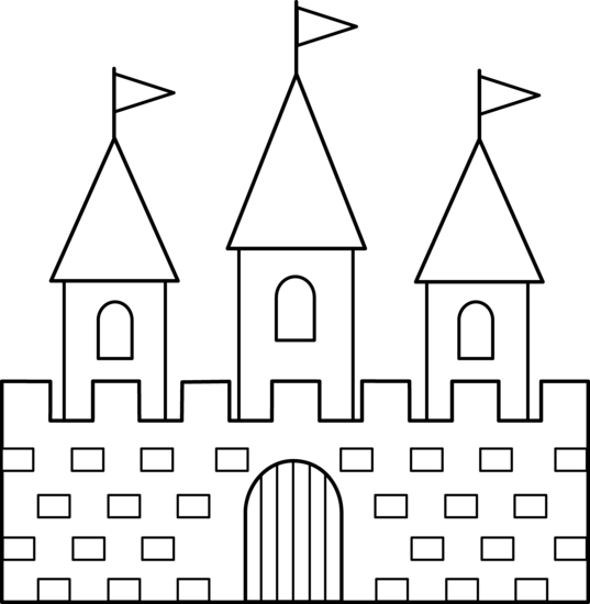 ぬりえページ: 城 (建物と建築) #62213 - 無料の印刷可能なぬりえページ