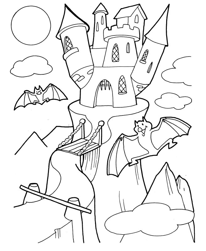 ぬりえページ: 城 (建物と建築) #62214 - 無料の印刷可能なぬりえページ