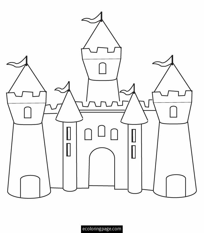 ぬりえページ: 城 (建物と建築) #62224 - 無料の印刷可能なぬりえページ