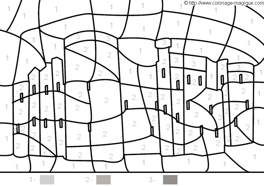 ぬりえページ: 城 (建物と建築) #62232 - 無料の印刷可能なぬりえページ