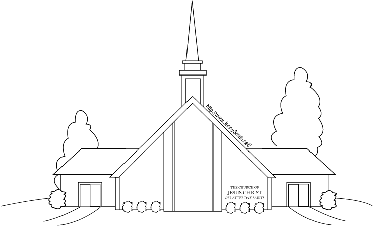ぬりえページ: 教会 (建物と建築) #64186 - 無料の印刷可能なぬりえページ