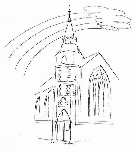 ぬりえページ: 教会 (建物と建築) #64192 - 無料の印刷可能なぬりえページ