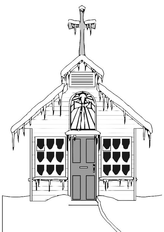 ぬりえページ: 教会 (建物と建築) #64285 - 無料の印刷可能なぬりえページ