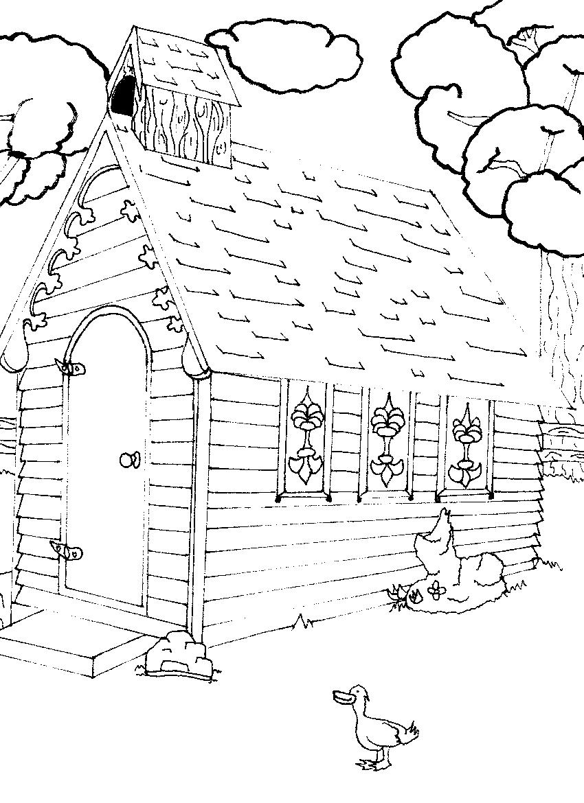 ぬりえページ: 教会 (建物と建築) #64379 - 無料の印刷可能なぬりえページ
