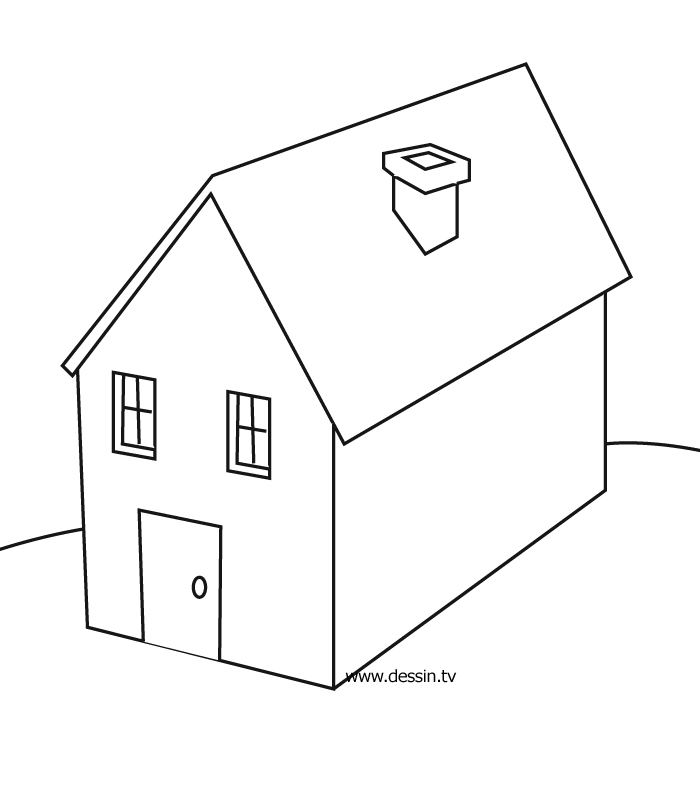 ぬりえページ: 家 (建物と建築) #64678 - 無料の印刷可能なぬりえページ