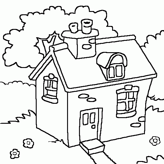 ぬりえページ: 家 (建物と建築) #64703 - 無料の印刷可能なぬりえページ
