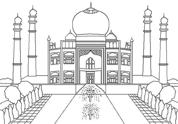 ぬりえページ: モスク (建物と建築) #64540 - 無料の印刷可能なぬりえページ