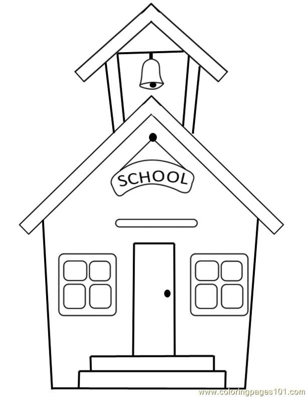 ぬりえページ: 学校 (建物と建築) #66807 - 無料の印刷可能なぬりえページ