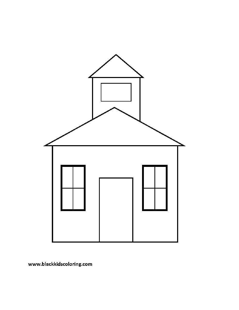 ぬりえページ: 学校 (建物と建築) #66829 - 無料の印刷可能なぬりえページ