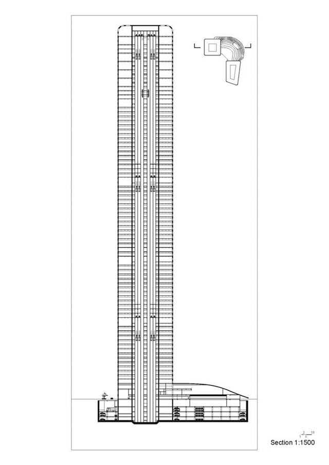 ぬりえページ: 超高層ビル (建物と建築) #65982 - 無料の印刷可能なぬりえページ
