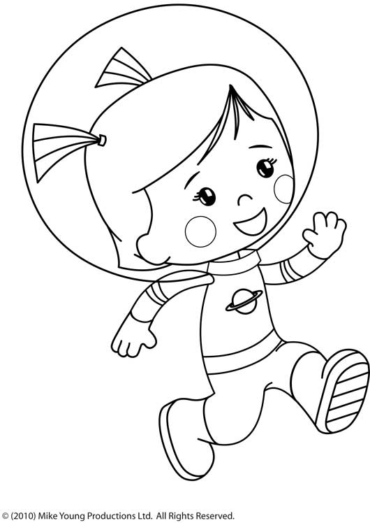ぬりえページ: 宇宙飛行士 (キャリアと職業) #87593 - 無料の印刷可能なぬりえページ