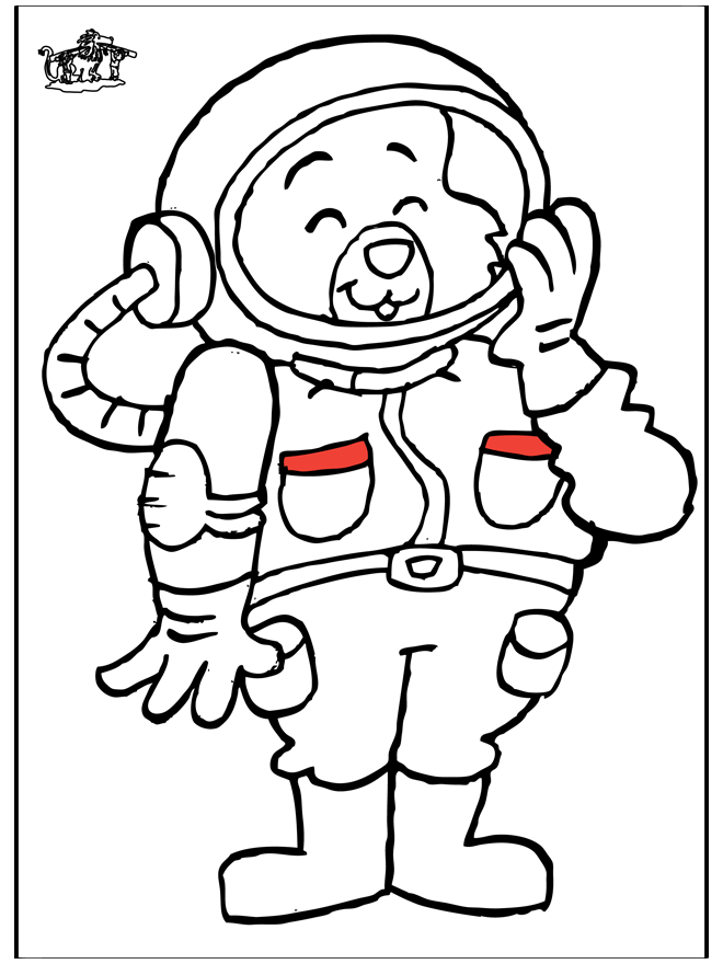 ぬりえページ: 宇宙飛行士 (キャリアと職業) #87603 - 無料の印刷可能なぬりえページ