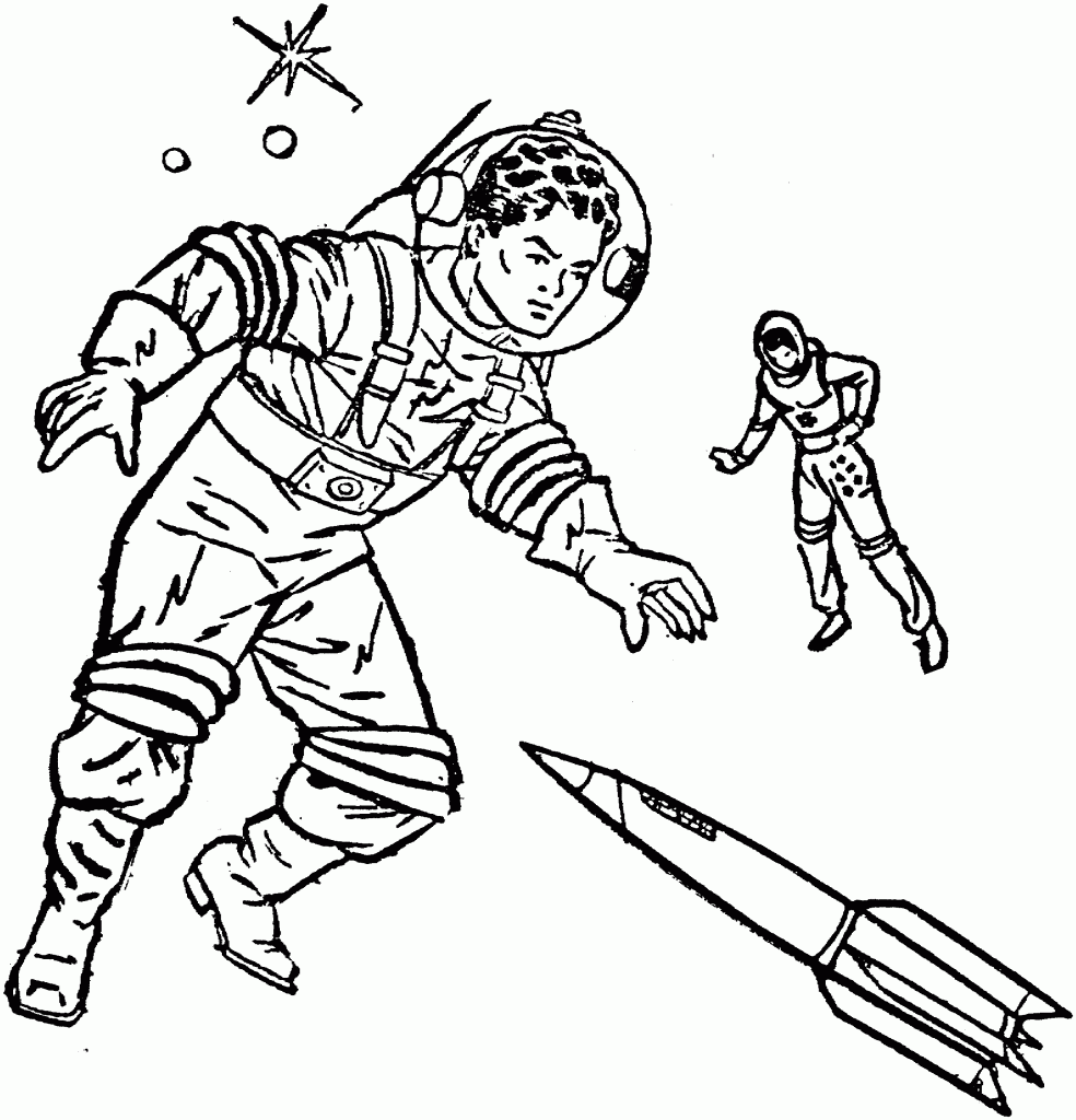 ぬりえページ: 宇宙飛行士 (キャリアと職業) #87694 - 無料の印刷可能なぬりえページ