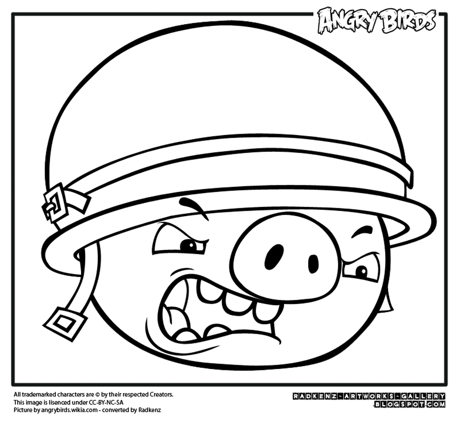 ぬりえページ: アングリーバード (漫画) #25067 - 無料の印刷可能なぬりえページ