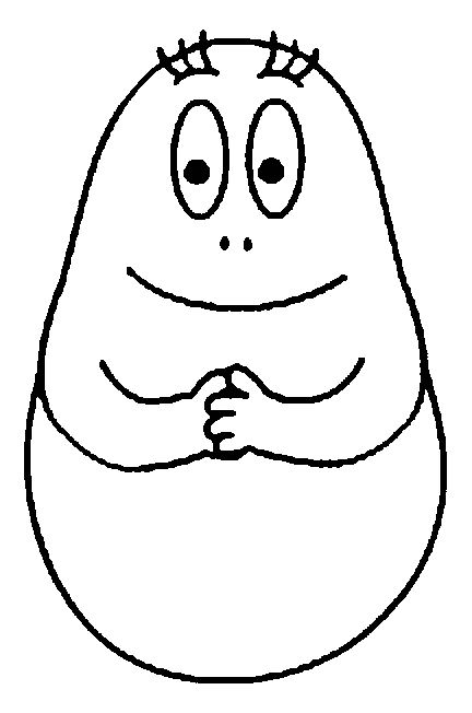 ぬりえページ: バーバパパ (漫画) #36432 - 無料の印刷可能なぬりえページ