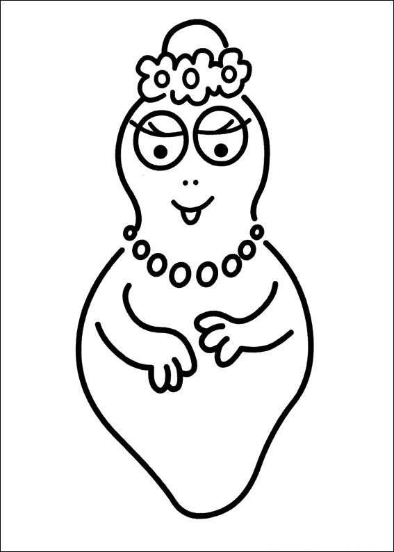 ぬりえページ: バーバパパ (漫画) #36487 - 無料の印刷可能なぬりえページ