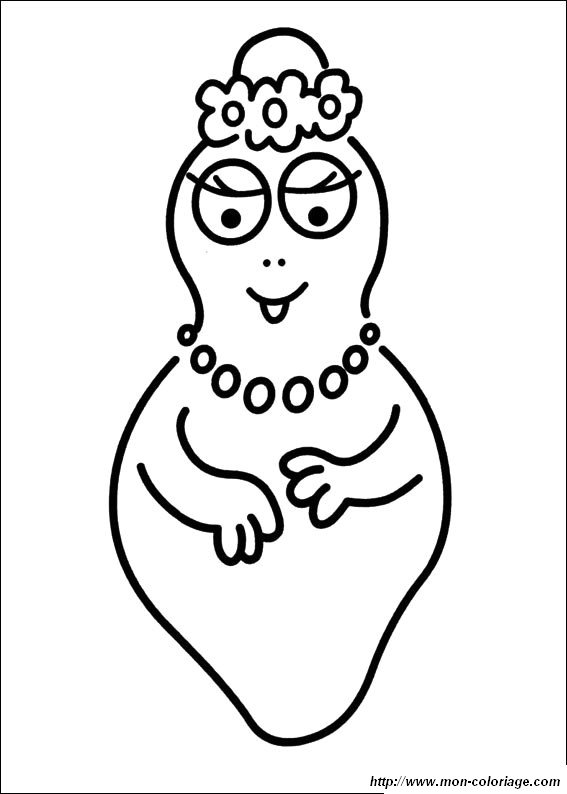 ぬりえページ: バーバパパ (漫画) #36504 - 無料の印刷可能なぬりえページ