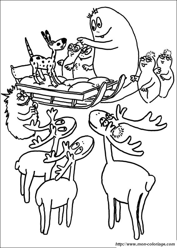 ぬりえページ: バーバパパ (漫画) #36608 - 無料の印刷可能なぬりえページ
