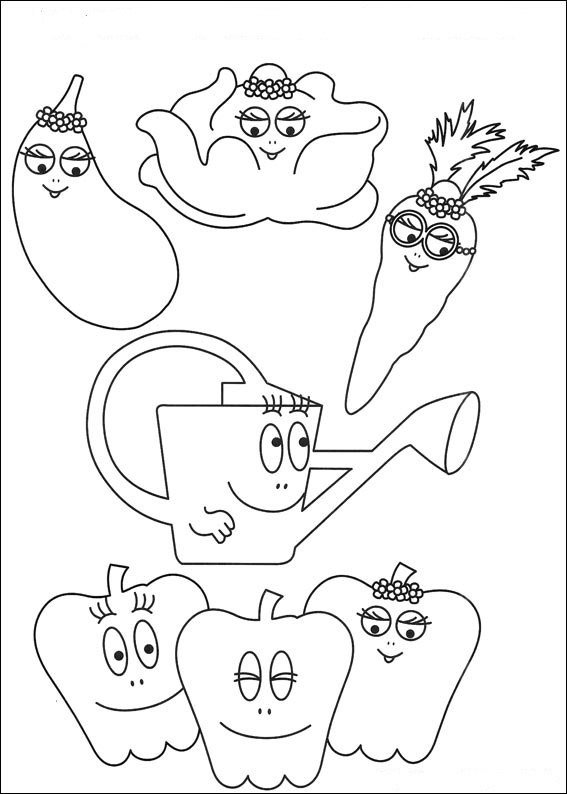 ぬりえページ: バーバパパ (漫画) #36609 - 無料の印刷可能なぬりえページ