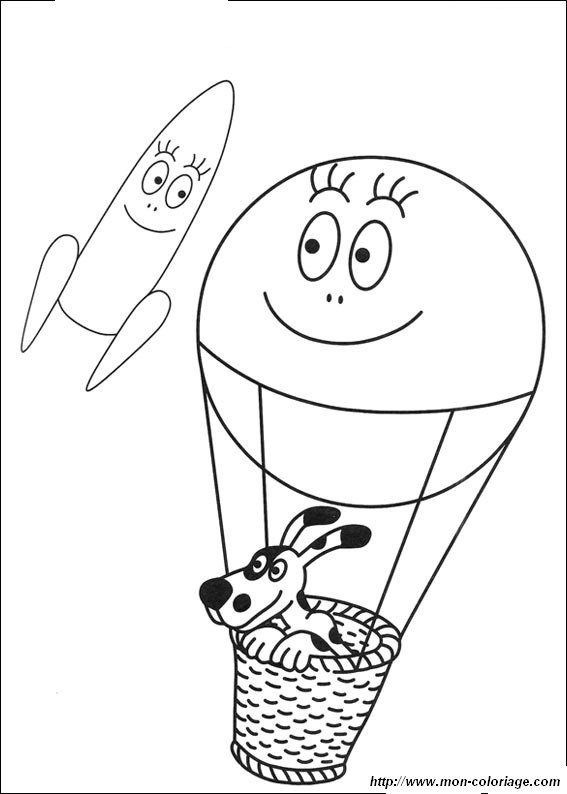 ぬりえページ: バーバパパ (漫画) #36615 - 無料の印刷可能なぬりえページ