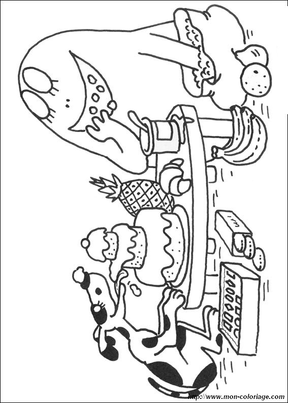 ぬりえページ: バーバパパ (漫画) #36657 - 無料の印刷可能なぬりえページ